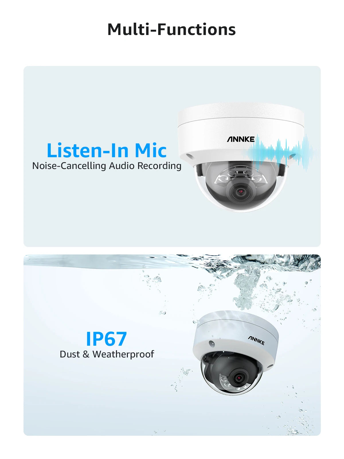 ANNKE 4K 8MP PoE NVR Security System With 16 Cameras