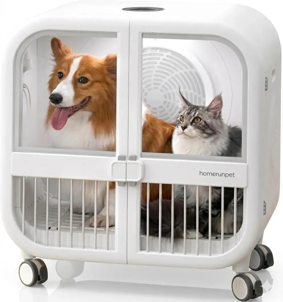 135L Pet Dryer Box Ultra-Quiet Smart Temp Control 360° Hands-Free Safe Drying Dogs Cats Multi-Pet, Custom