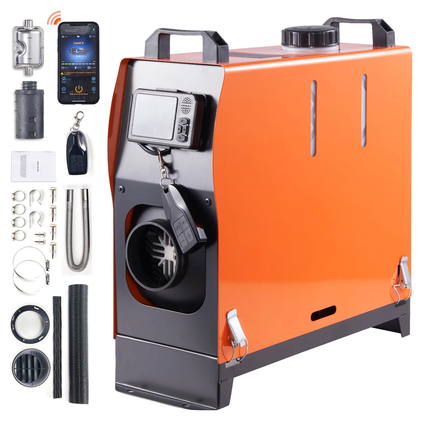 SucceBuy 8KW Diesel Air Heater Bluetooth LCD Display Portable