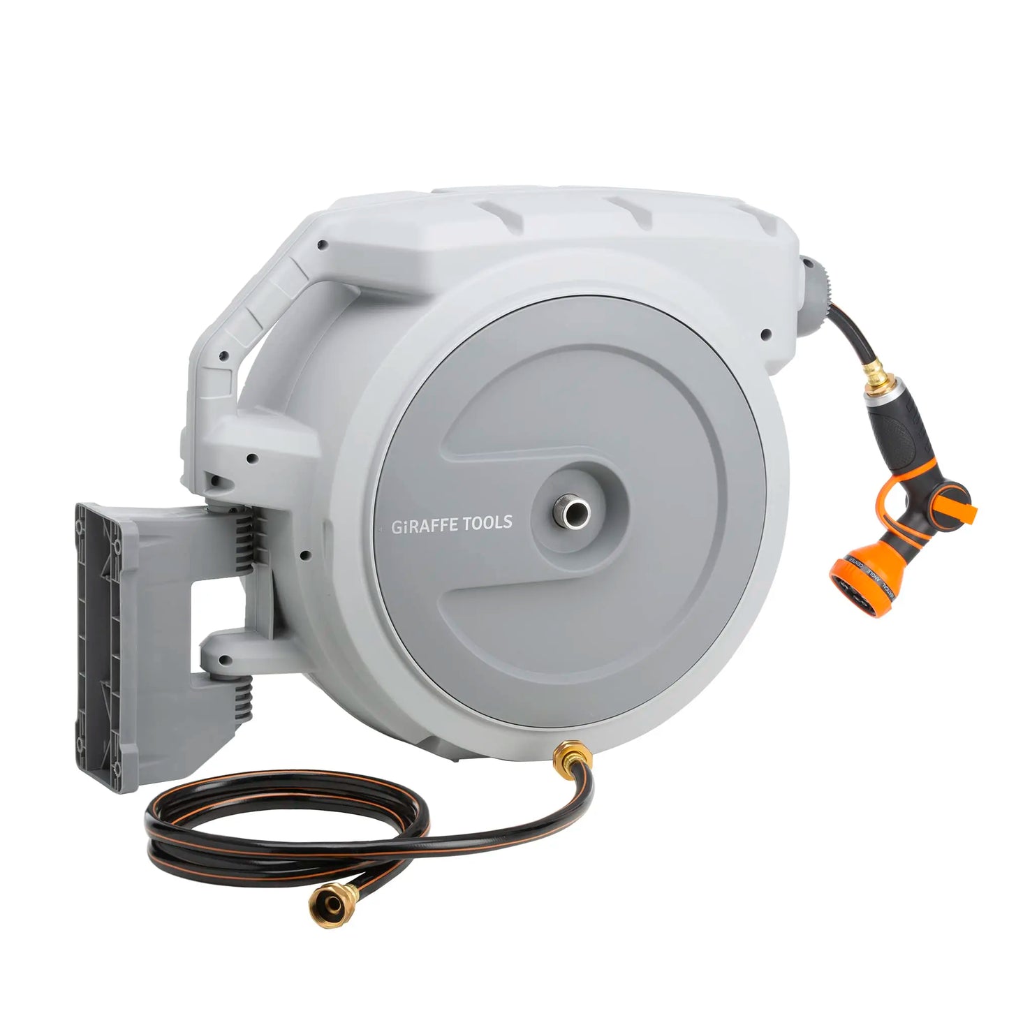 Giraffe Tools AW40 Retractable Garden Hose Reel With Locking System