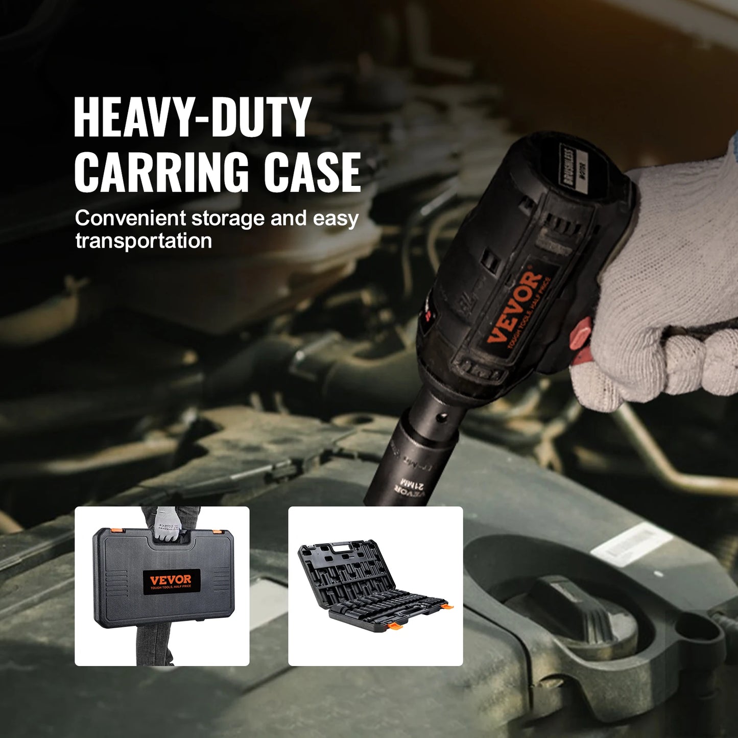 SucceBuy Impact Socket Set Deep SAE Metric CrMo Alloy Steel