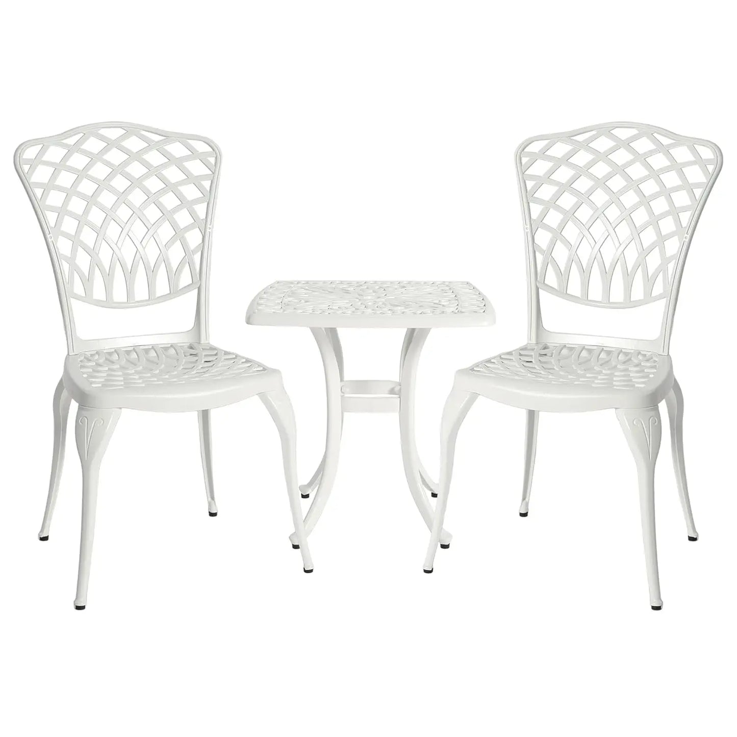 Bistro Table And Chairs Set Outdoor Patio Cast Aluminum