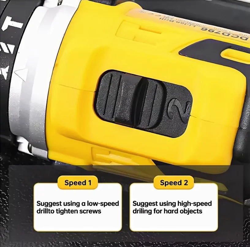 21V Cordless Drill Set for Home DIY Projects Includes Battery