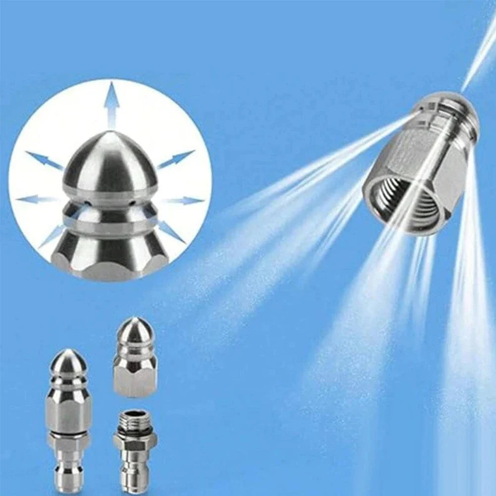 Shunmaii Sewer Jetter Nozzle for Pressure Washer Drain Cleaning