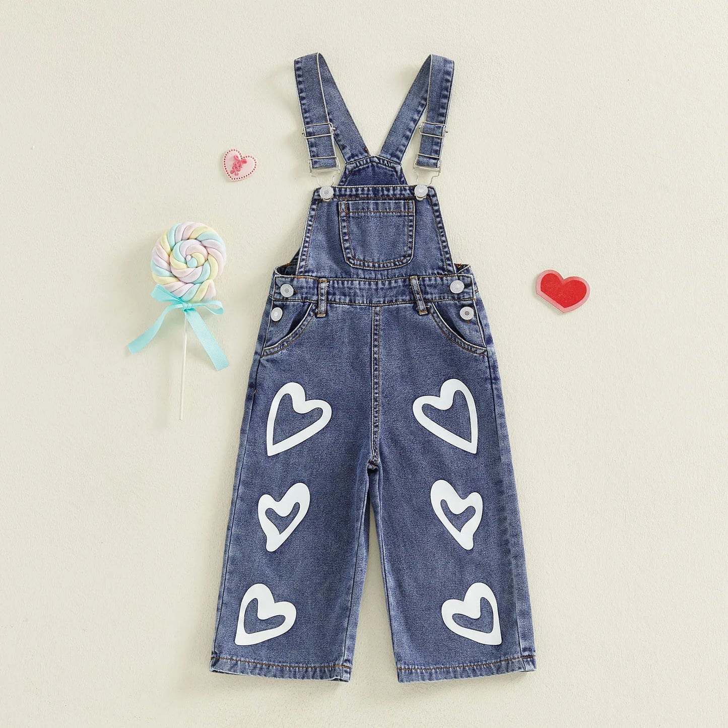 Girls Sleeveless Floral Print Jumpsuit With Ruffle And Adjustable Straps