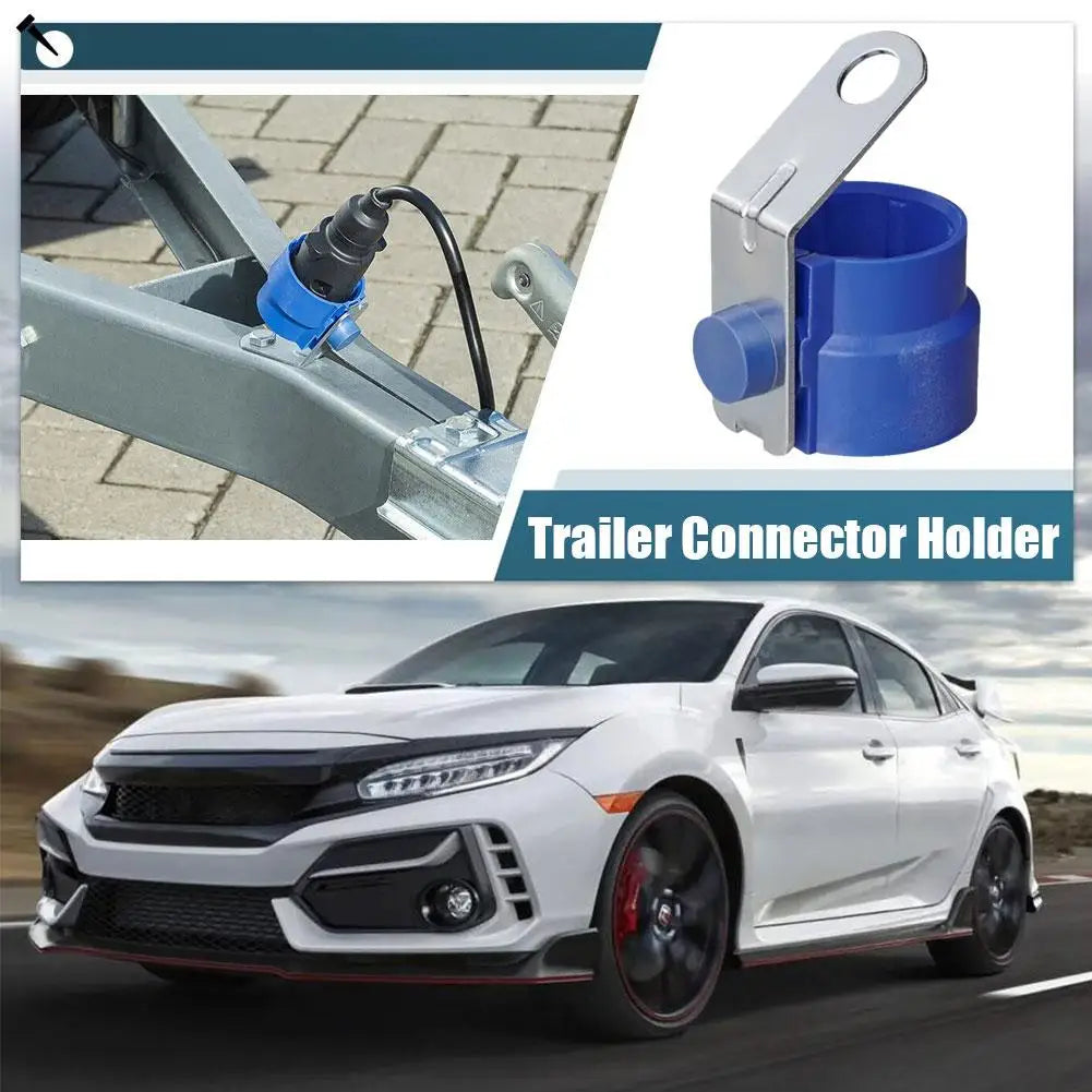 Trailer Plug Holder Parking Cover For 7 Pin And 13 Pin Connectors