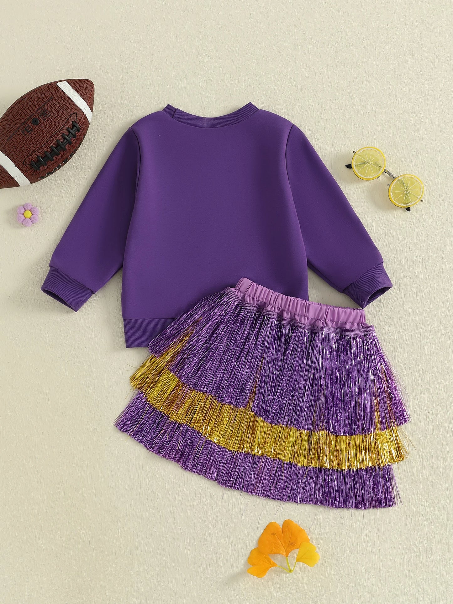 Infant Girl Autumn Floral Hooded Sweatshirt And Leggings Set