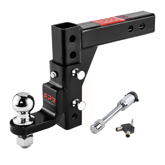 Adjustable Hitch Ball Mount 7500 Lbs For 2 Inch Receiver
