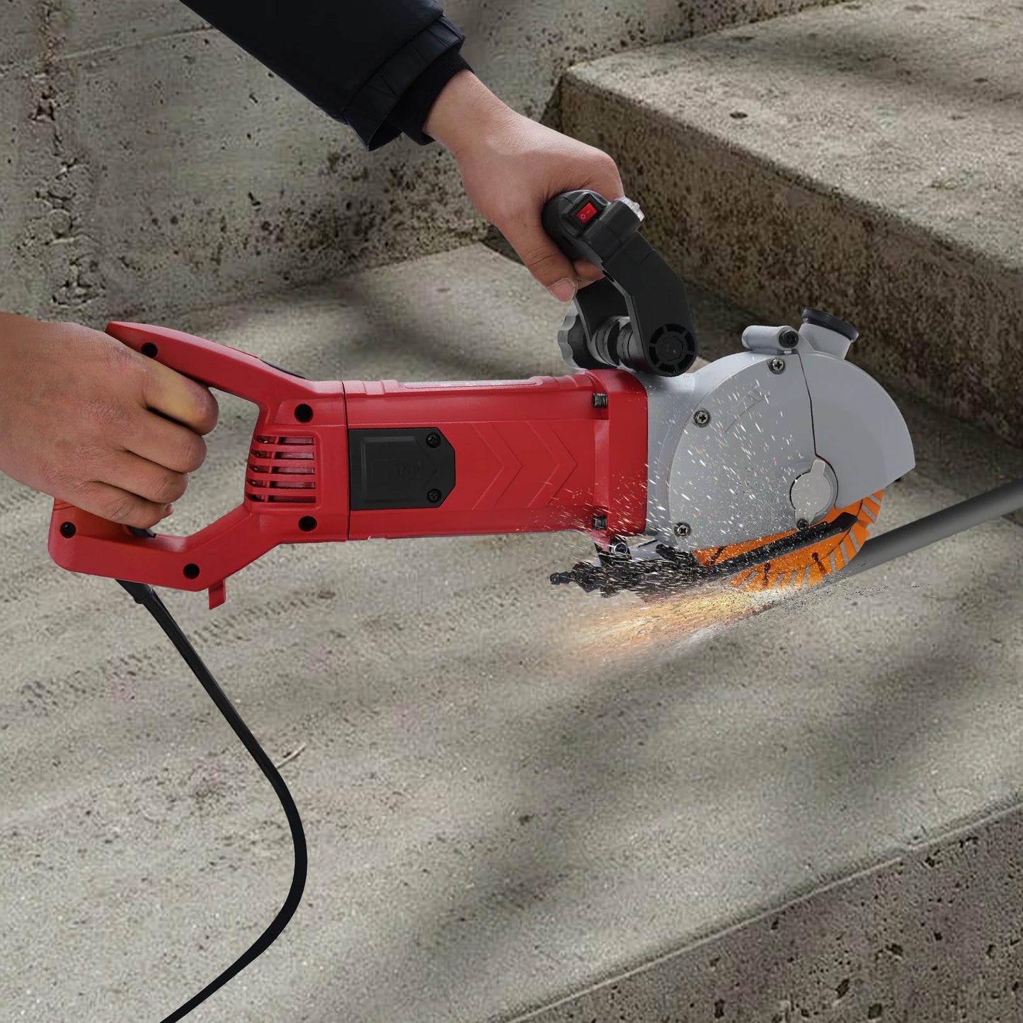 CNCEST Electric Wall Groove Cutter 110V 4800W 360 Degree Groover