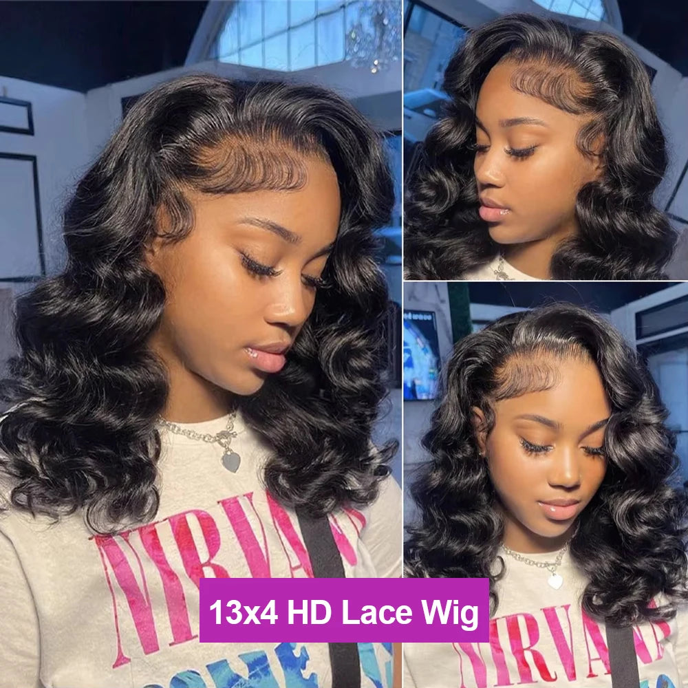 Hj Weave Beauty Remy Peruvian Body Wave HD Lace Frontal Wig