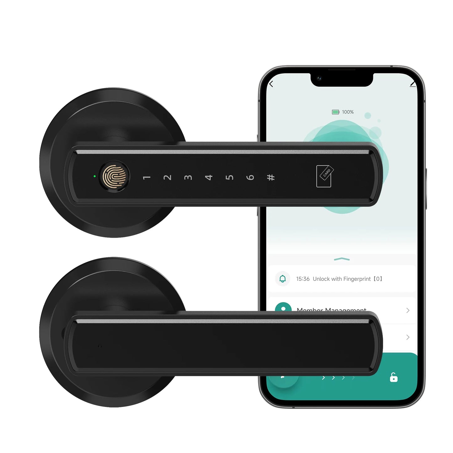 Viladepot Smart Lock With Fingerprint App Control Keypad