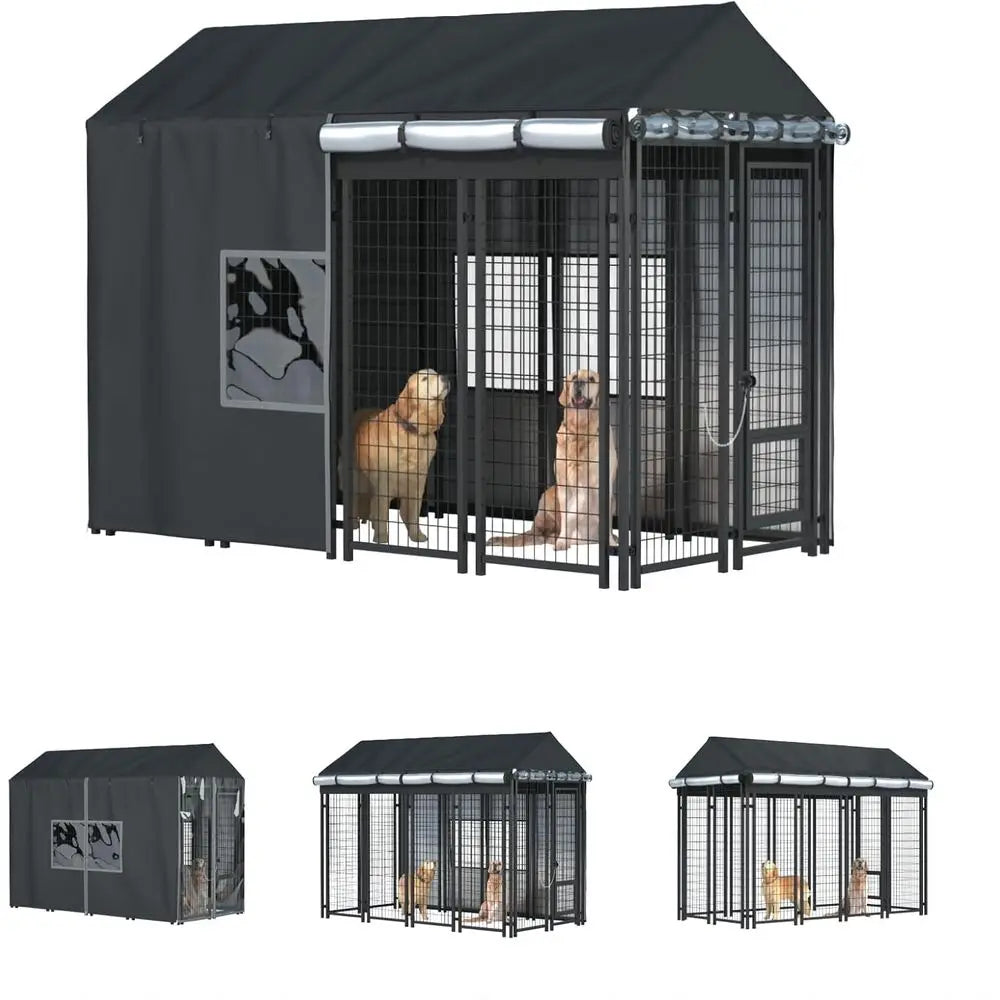 Outdoor Dog Kennel Cover Waterproof Heavy Duty for Cages