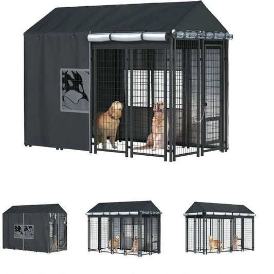 Outdoor Dog Kennel Cover Waterproof Heavy Duty for Cages
