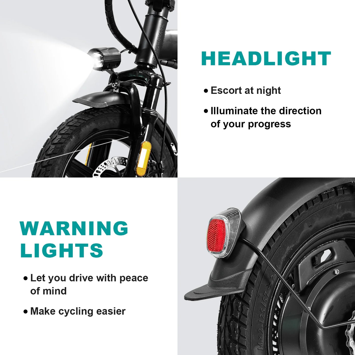 Terrosor Folding Electric Bike 560W 48V Battery 32 Mile Range