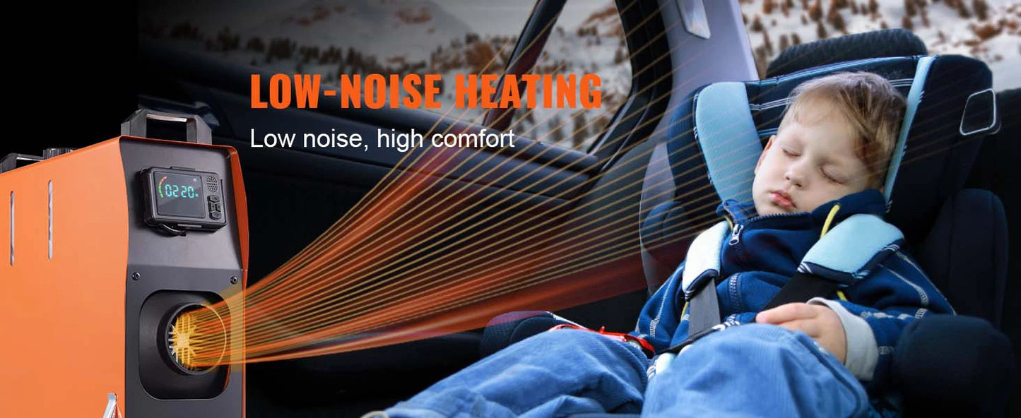SucceBuy 8KW Diesel Air Heater Bluetooth LCD Display Portable