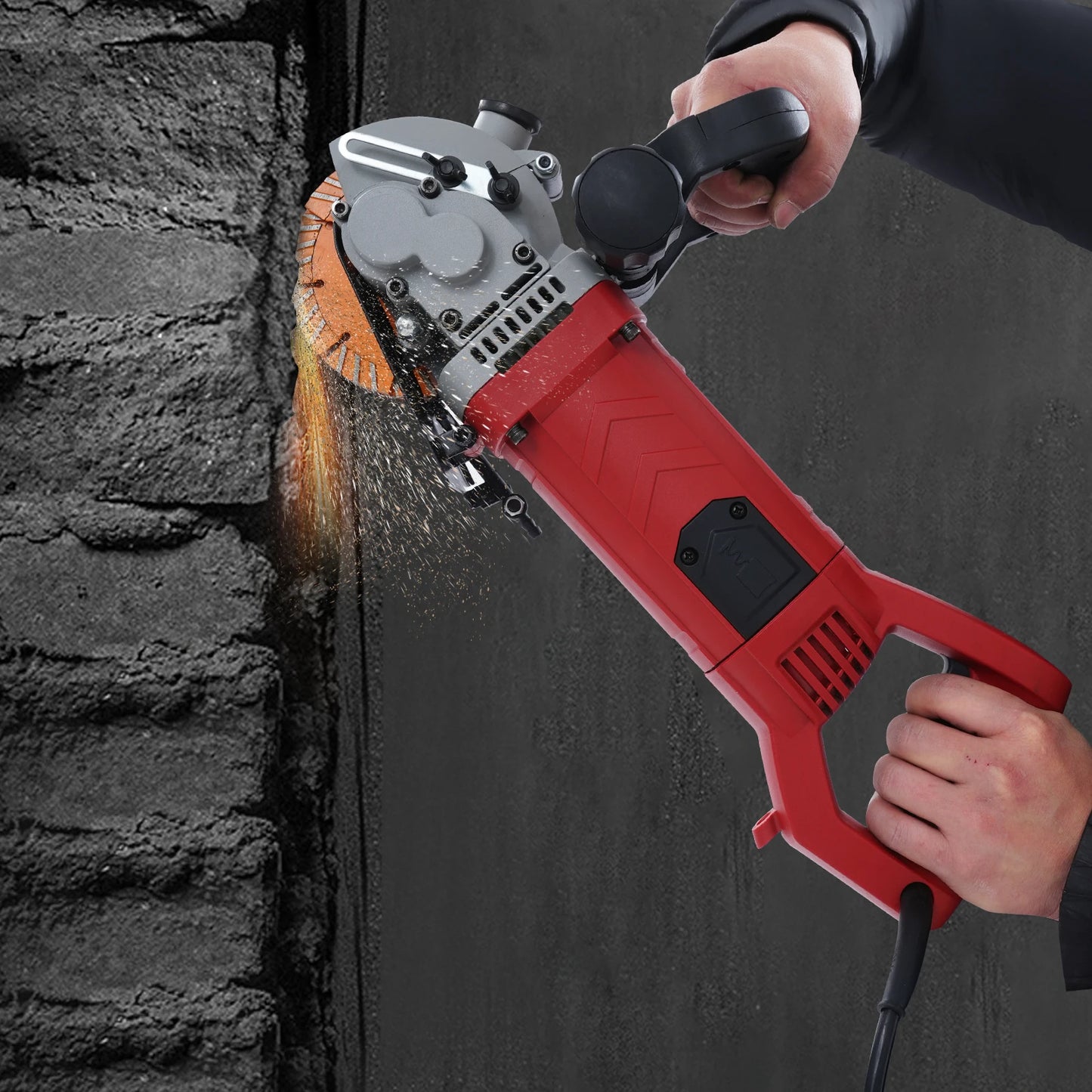 CNCEST Electric Wall Groove Cutter 110V 4800W 360 Degree Groover