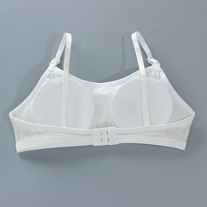 Teenage Girls Training Bra Seamless Cotton Spandex Vest Bra