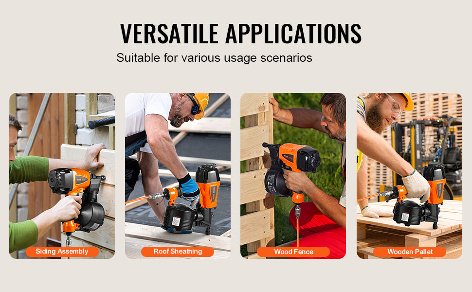 VEVOR Siding Nailer Coil CN65 CN55 CN70 CN83 CN90 Pneumatic