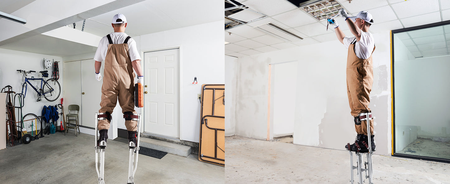Drywall Stilts Adjustable Aluminum Tool With Knee Pads