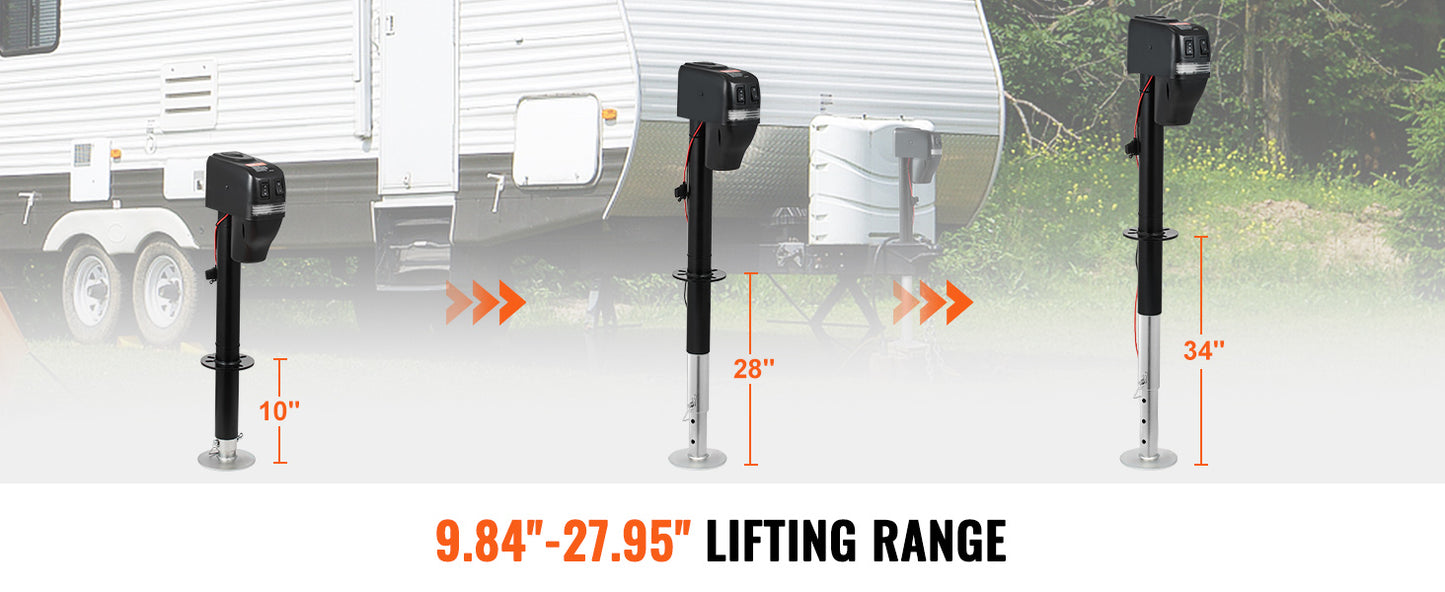 SucceBuy Electric Trailer Jack 3500 4000 Lbs For RV