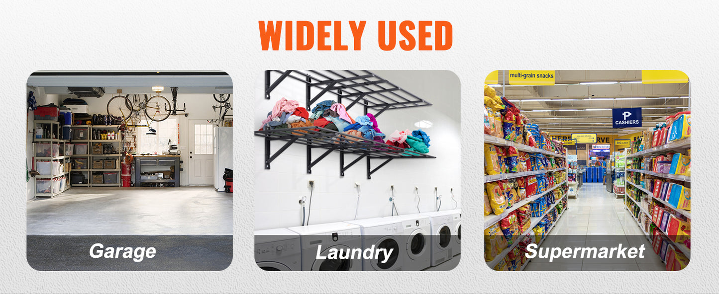 Garage Storage Rack Wall Mounted Heavy Duty Tool Organizer