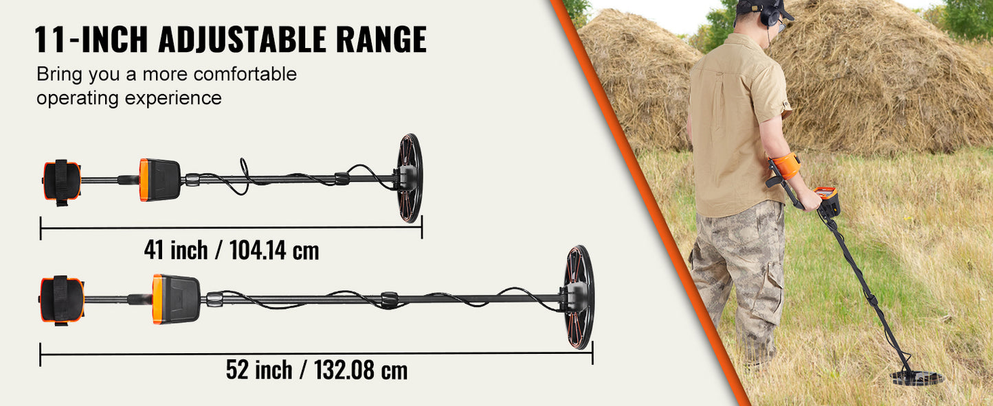 SucceBuy Metal Detector For Adults And Kids With Waterproof Coil