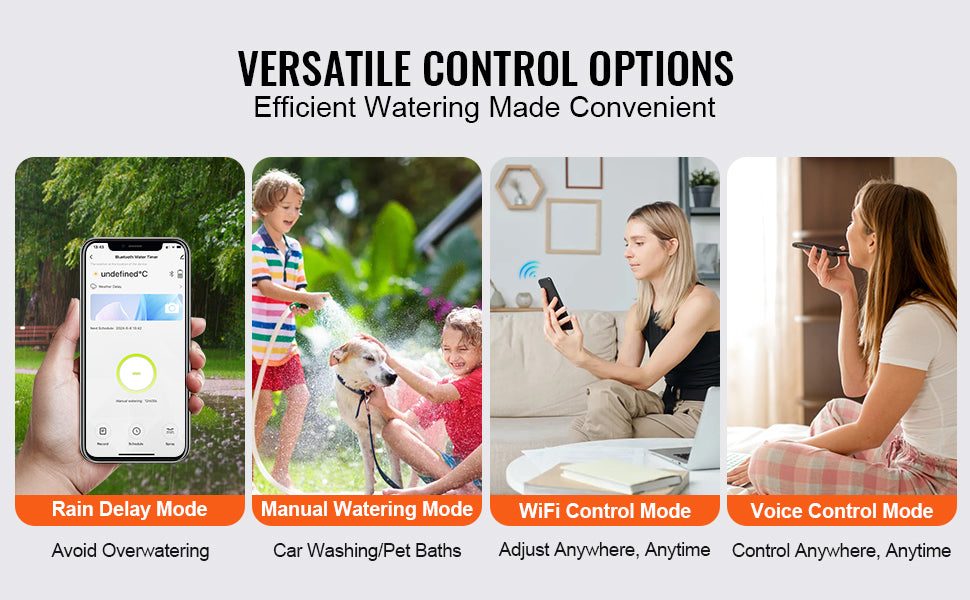 SucceBuy WiFi Sprinkler Timer Hose Faucet Water Timer